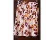 PERRY ELLIS White,  Silk Floral DRESS SKIRT size 4 NWT