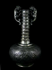 Qing dynasty Silver Pot and Huanghuali chair